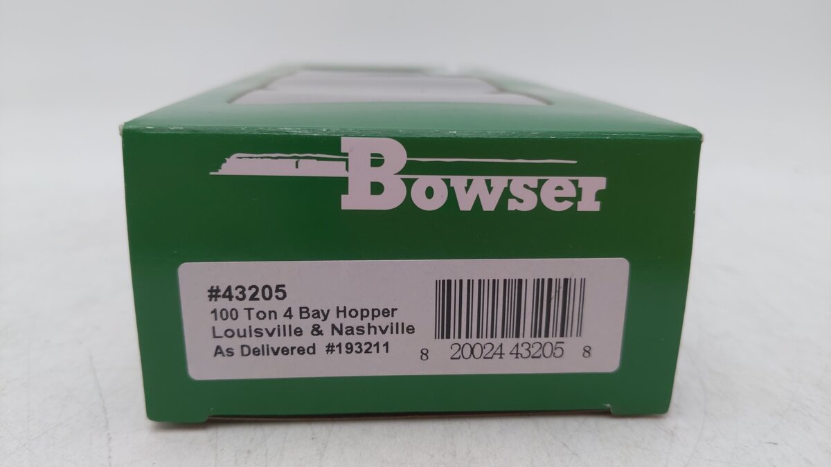 Bowser 43205 HO Louisville & Nashville H-43 100-Ton Hopper Car #193211