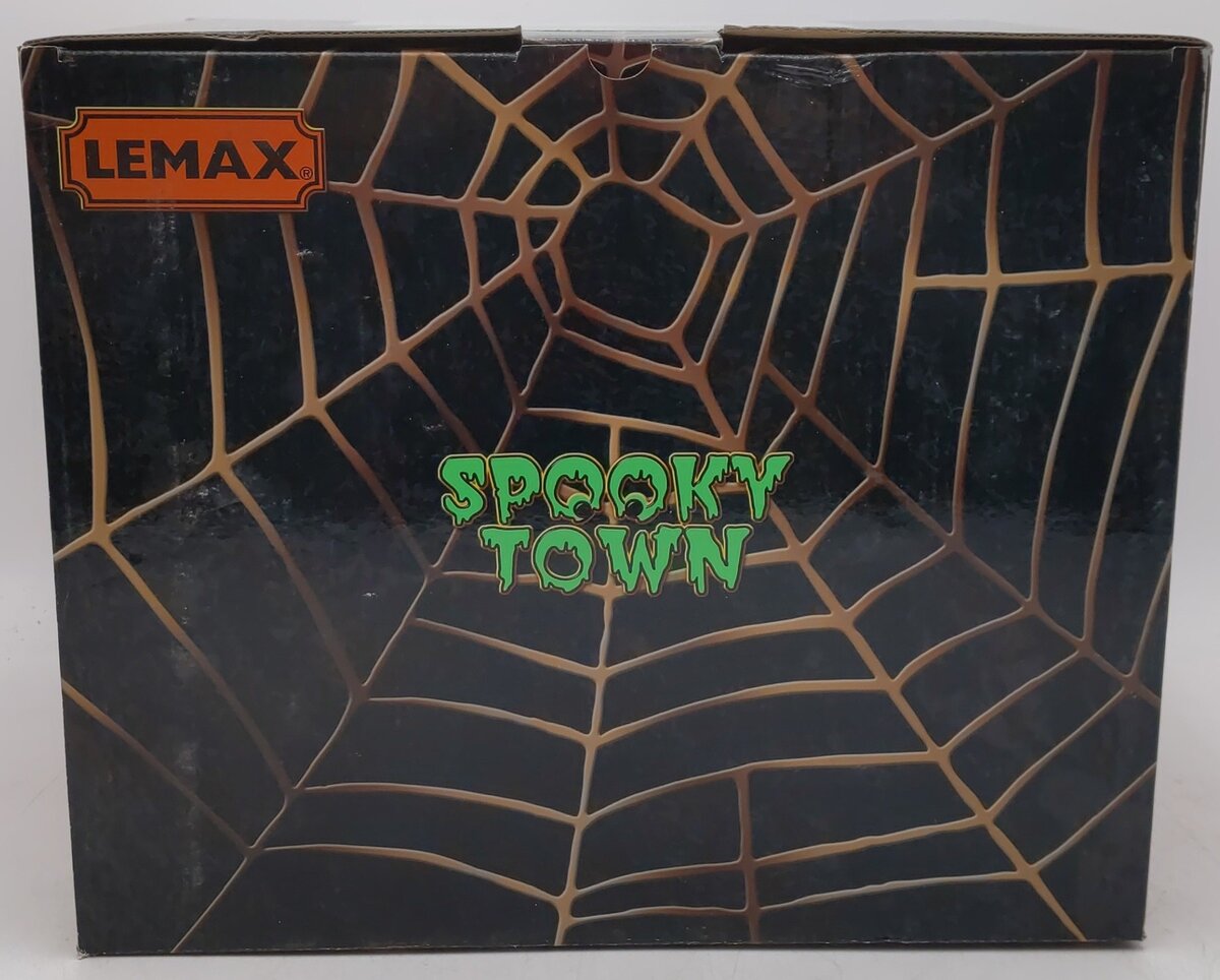 Lemax 14822 Spooky Town Skull Cave Quarry Ceramic Cave Building EX/Box