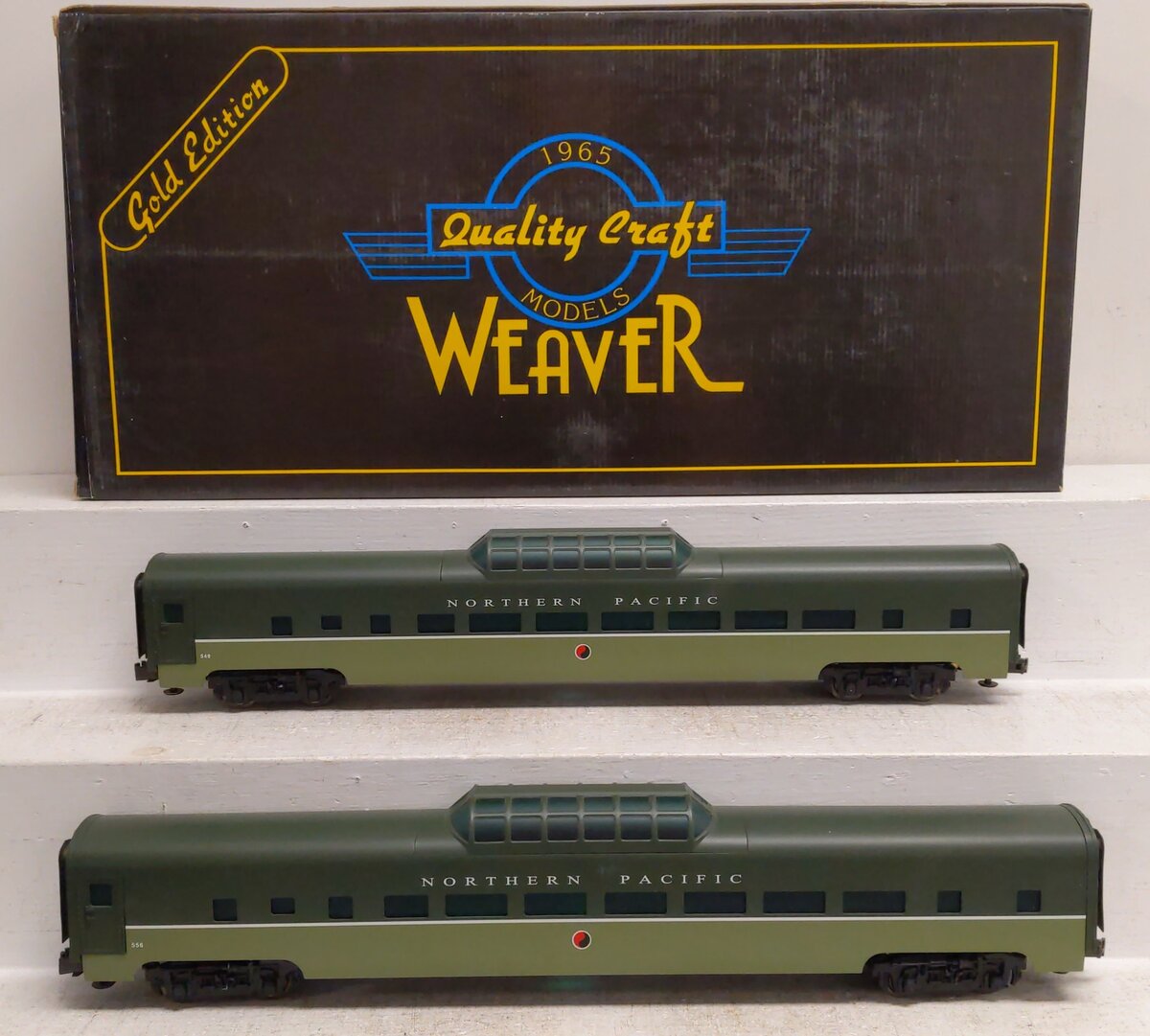 Weaver G1605-L Northern Pacific 2-Dome Add-On Set (3 Rail) EX/Box