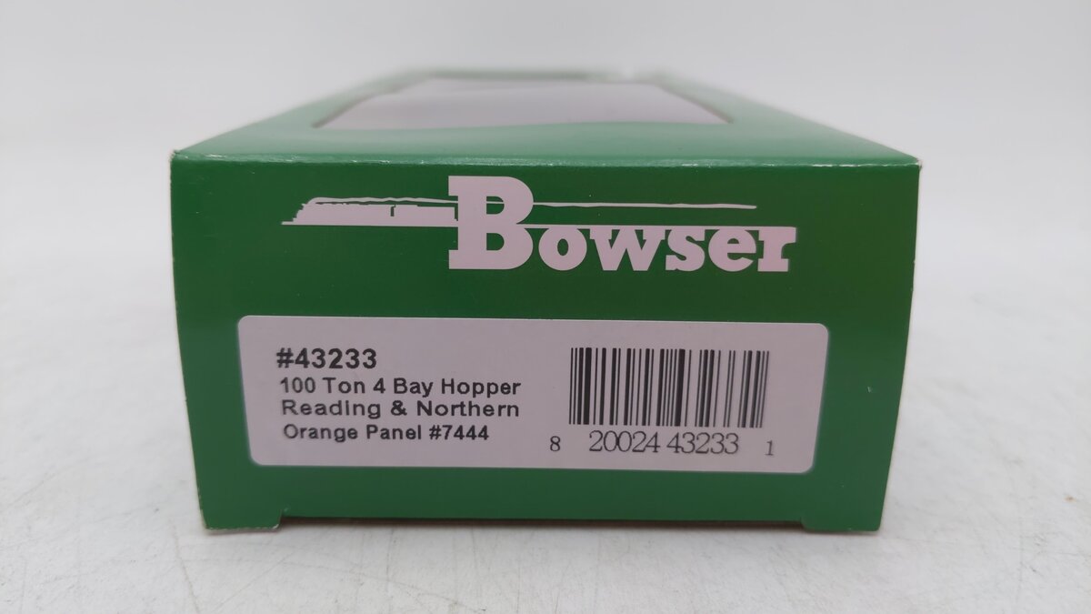 Bowser 43233 HO Reading & Northern H-43 100-Ton Hopper Car #7444