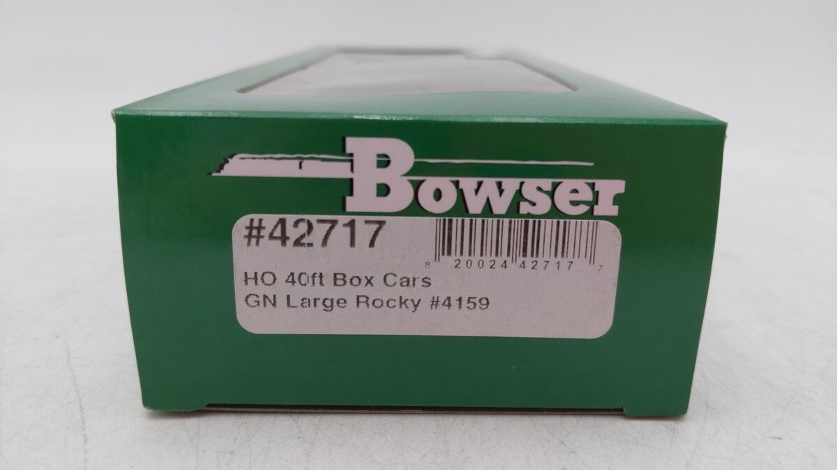 Bowser 42717 HO Great Northern 40' Boxcar RTR #4159 LN/Box