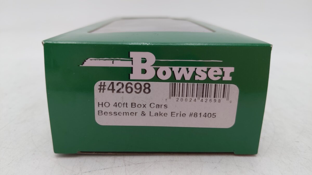 Bowser 42698 HO Bessemer & Lake Erie 40' Boxcars RTR #81405