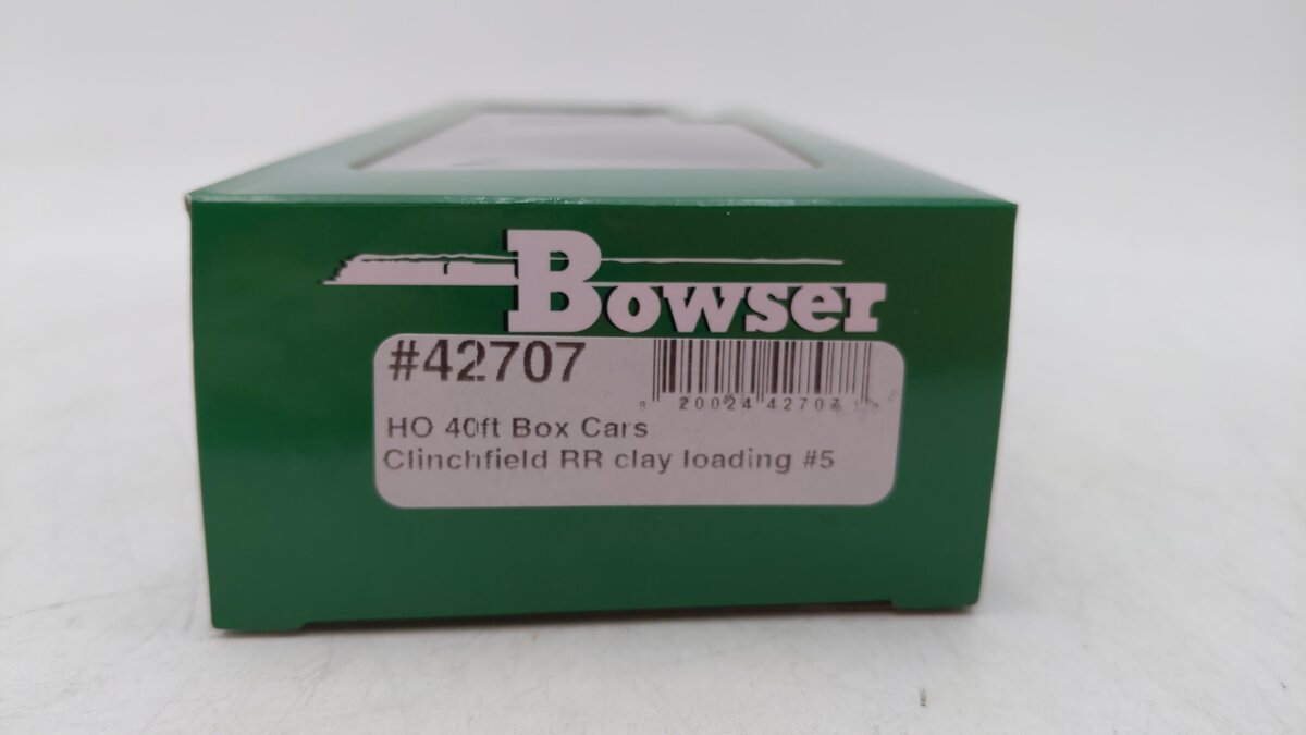 Bowser 42707 HO Clinchfield 40' Boxcars RTR #5425 LN/Box