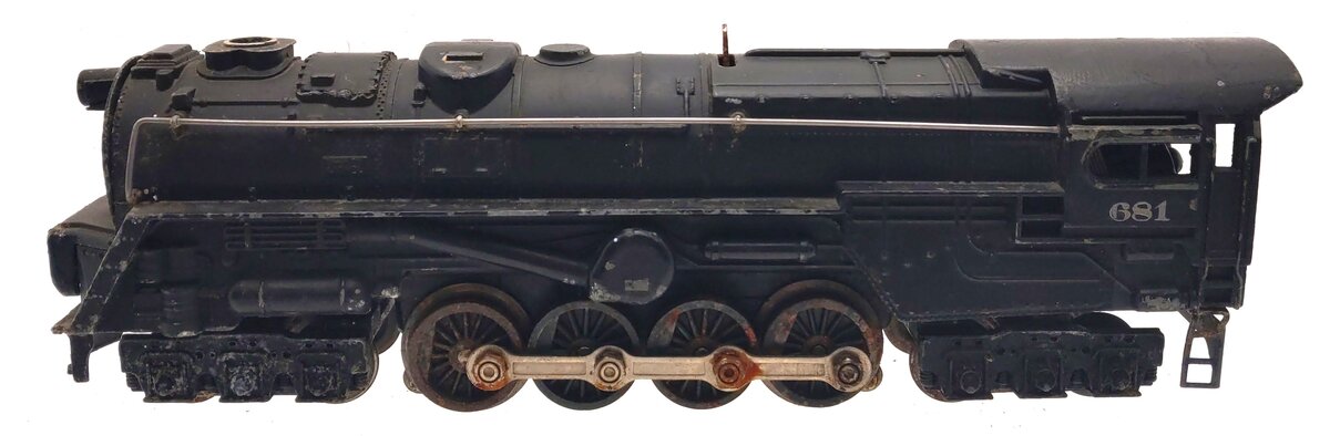 Lionel 681 Vintage O 6-8-6 Die-Cast S2 Steam Turbine Locomotive