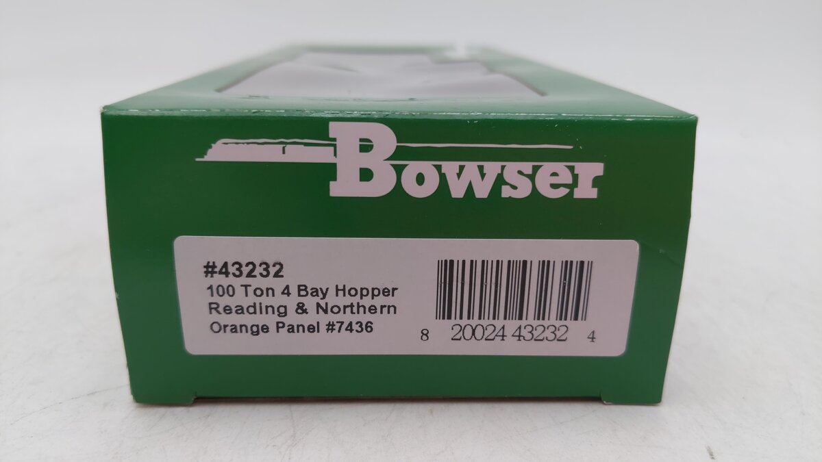 Bowser 43232 HO Reading & Northern H-43 100-Ton Hopper Car #7436