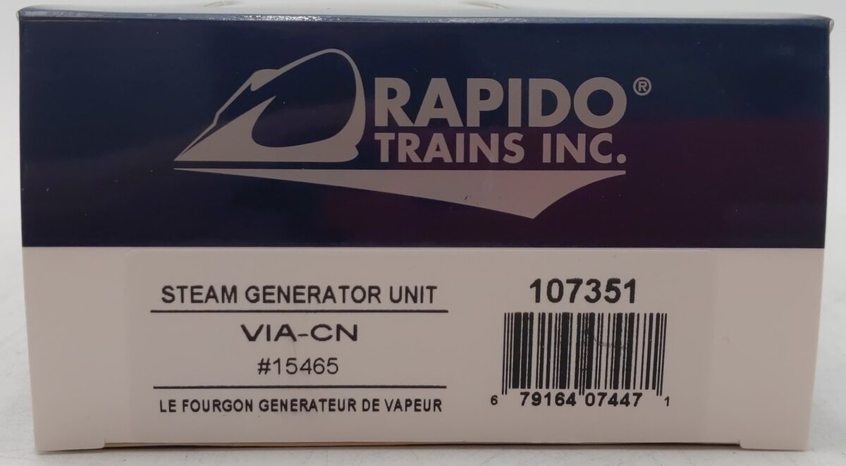 Rapido Trains 107351 HO VIA-CN Oh So Noisy Steam Heater Car #15465