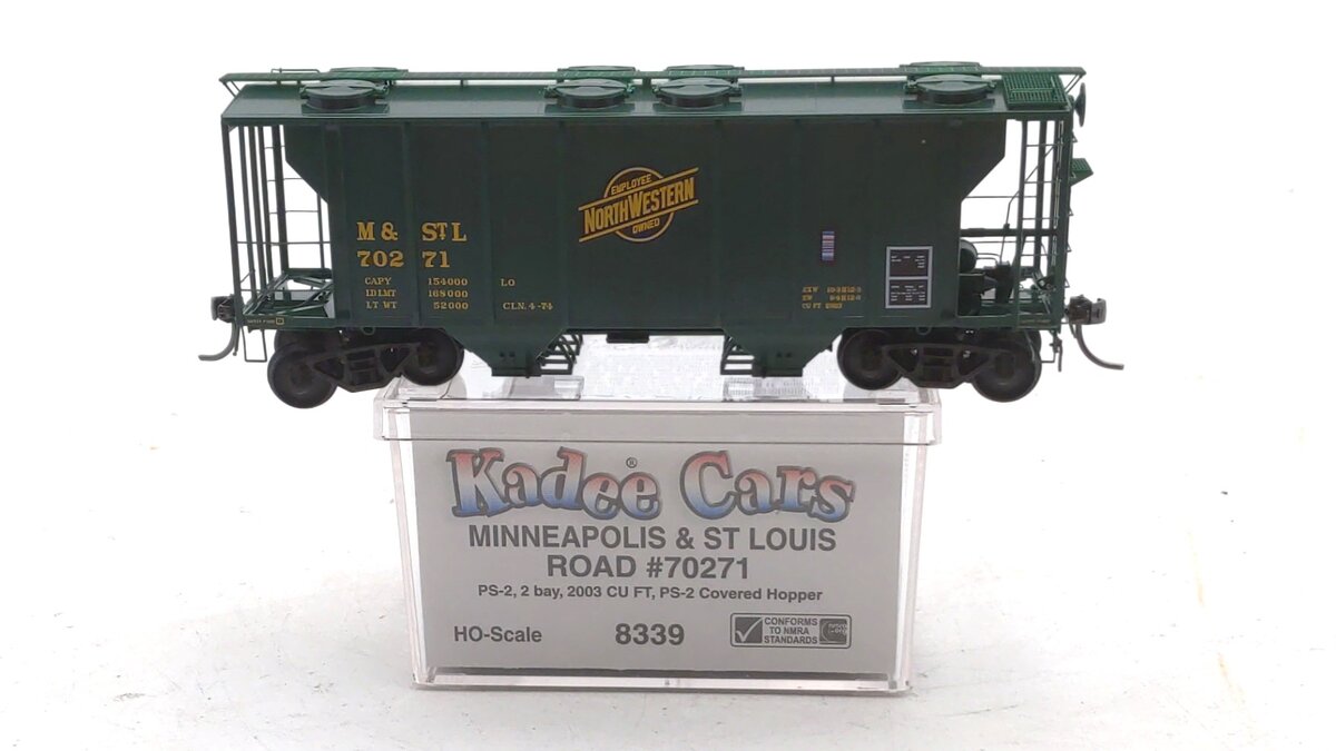 Kadee 8339 HO Scale Minneapolis & St Louis PS-2 Hopper #70271