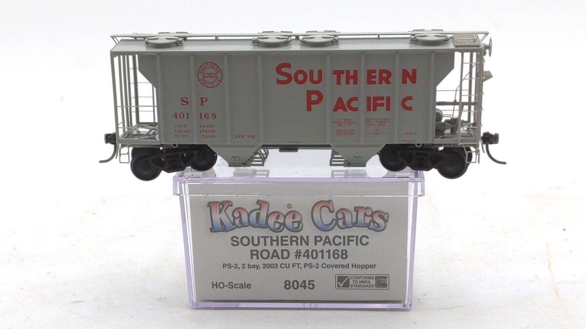Kadee 8045 HO Scale Southern Pacific PS-2 2-Bay Hopper #401168