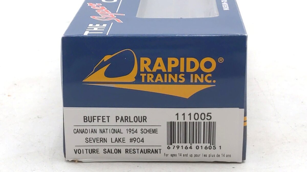 Rapido Trains 111005 HO Canadian National Buffet-Parlor (Severn Lake)