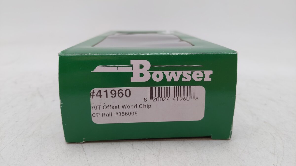 Bowser 41960 HO CP Rail 70-Ton Offset Wood Chip Hopper #356006