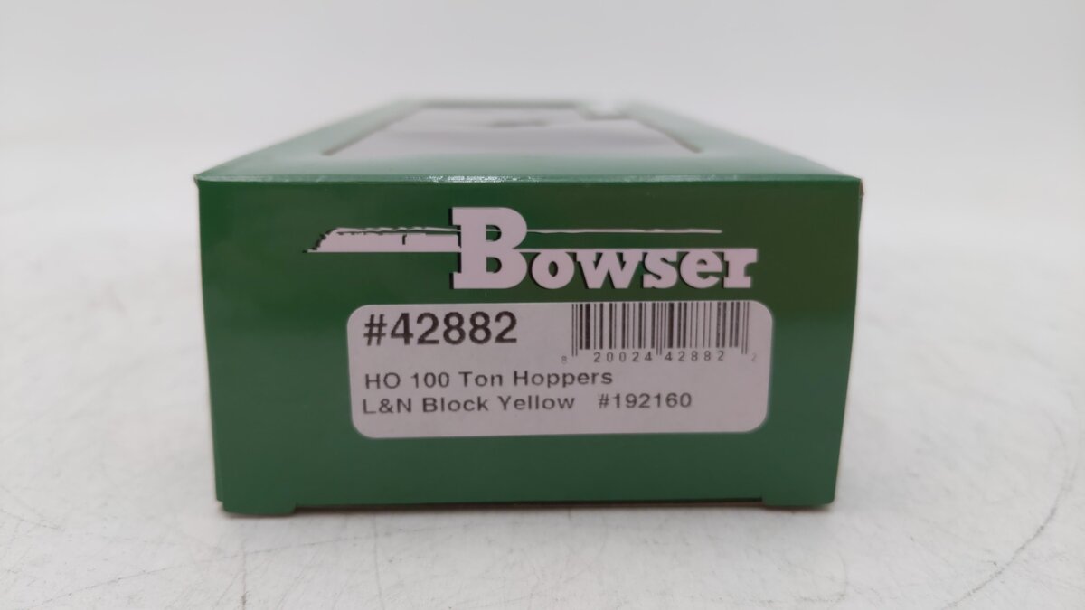 Bowser 42882 HO Louisville & Nashville 100 Ton Hopper Yellow #192160