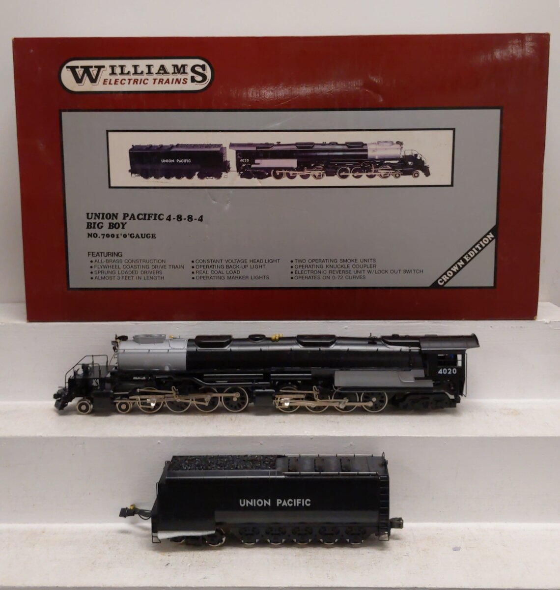 Williams 7001 O BRASS Union Pacific 4-8-8-4 Big Boy Steam