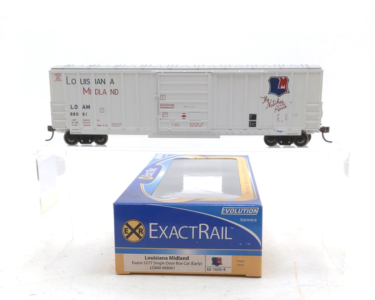 ExactRail EE-1606-4 HO Louisiana Midland USRE Box Car #88061