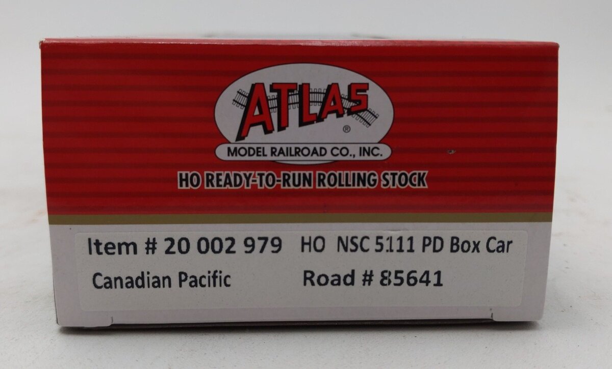 Atlas 20002979 HO Scale Canadian Pacific NSC 5111 PD Boxcar #85641