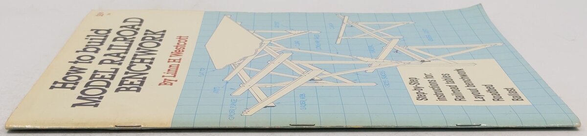 How to Build Model Railroad Benchwork Paperback Book By Linn H. Westcott VG