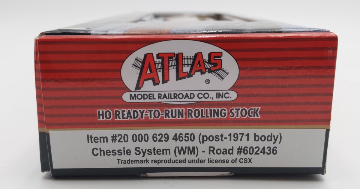 Atlas 20000629 HO WM Chessie RTR ACF 4650 Centerflow Hopper #602436