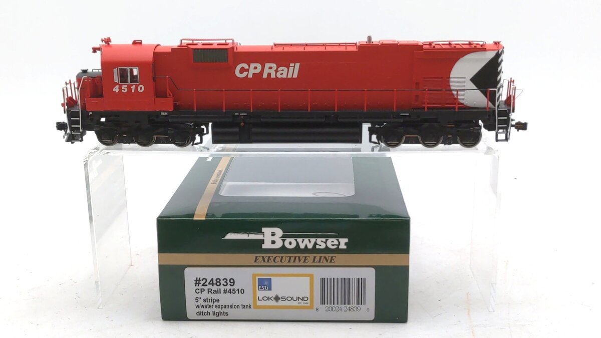 Bowser 24839 HO Scale Canadian Pacific Rail Diesel w/DCC & Sound #4510
