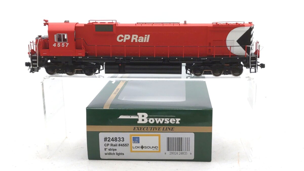 Bowser 24833 HO Scale Canadian Pacific Rail Diesel Locomotive #4557 w/DCC