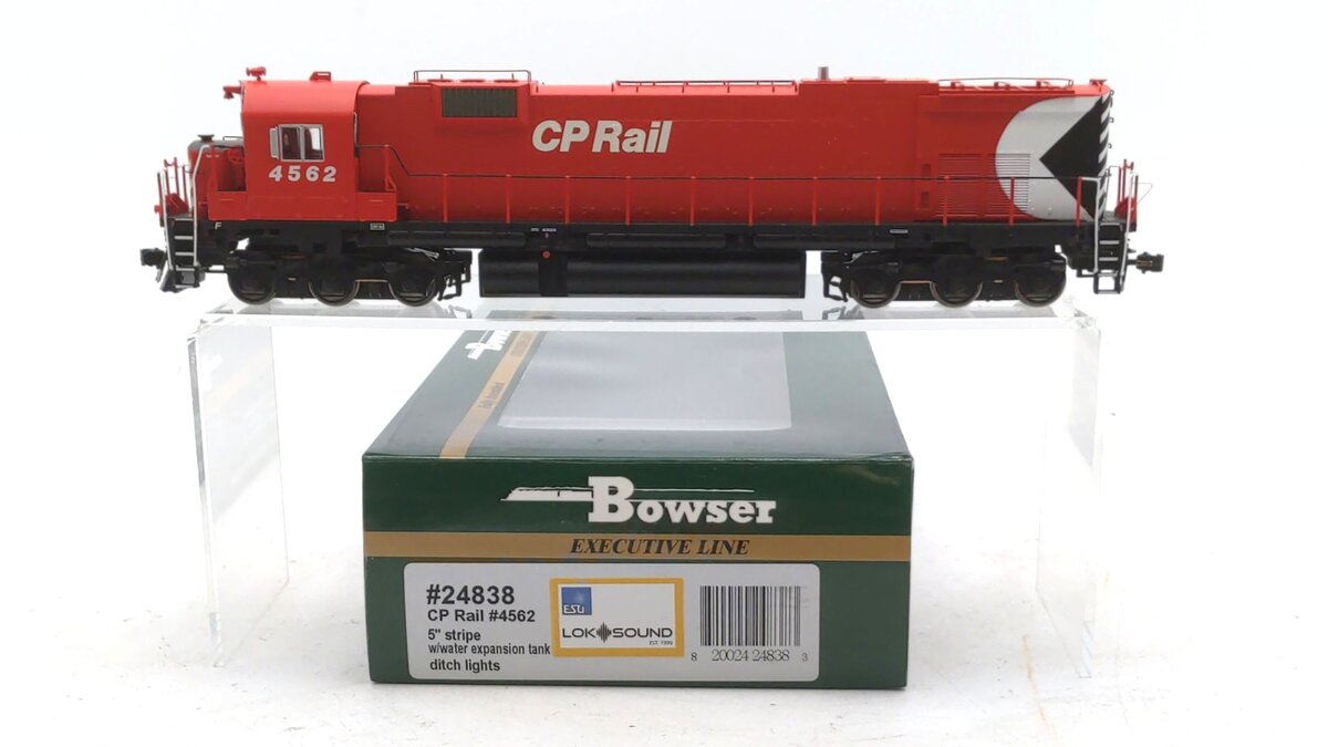 Bowser 24838 HO CP Rail Diesel Locomotive with DCC & Sound #4562