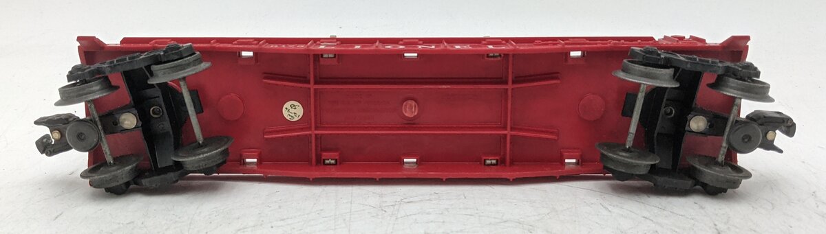 Lionel 6175 Vintage O Red Flatcar with US Navy Rocket