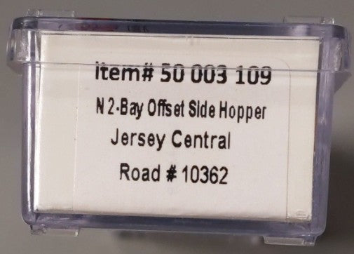 Atlas 50003109 N Jersey Central 2-Bay Offset Side Hopper (Flat End) #10362