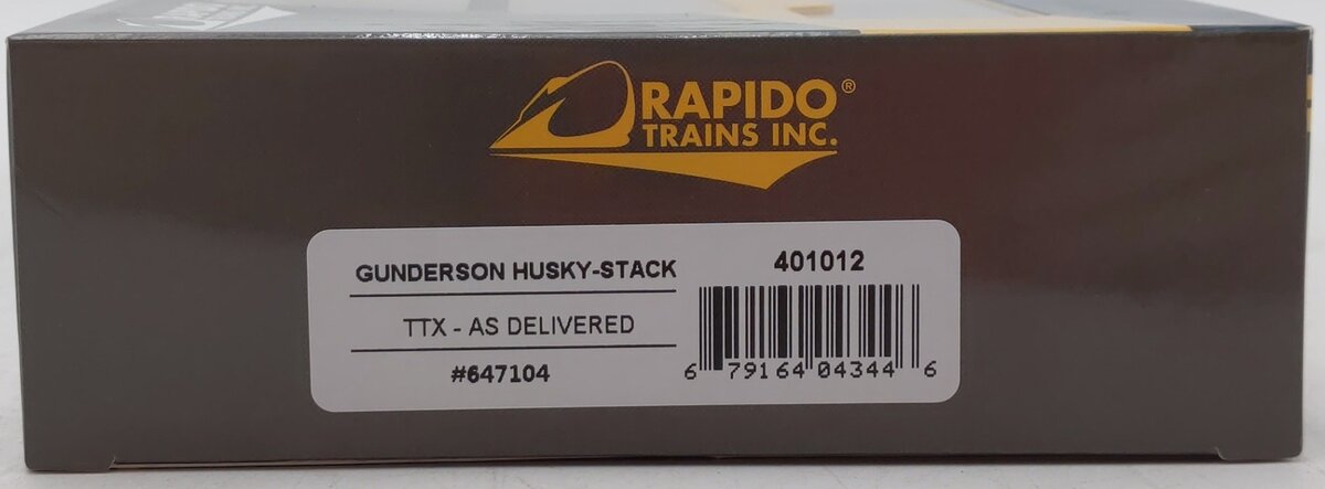 Rapido Trains 401012 HO Scale TTX Corporation Gunderson Stack Car #647104