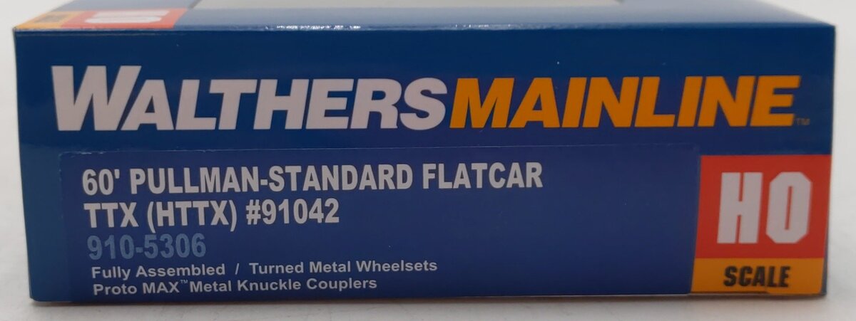 Walthers 910-5306 HO Scale TTX Corporation Flatcar #91042