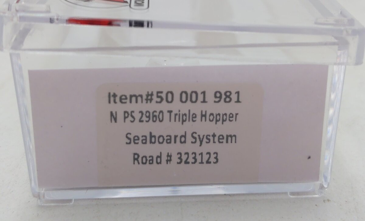 Atlas 50001981 N Seaboard System Pullman-Standard 2960 3-Bay Hopper #323123