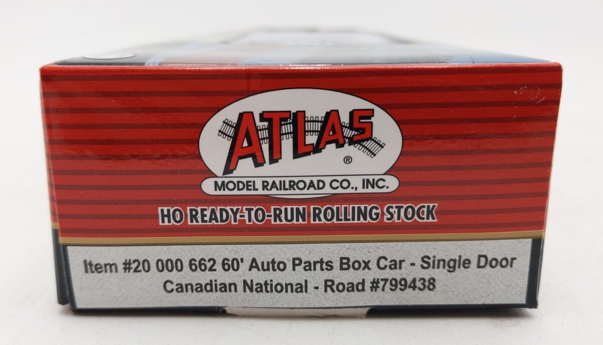Atlas 20000662 HO Scale CN 60' ACF Auto Parts Boxcar #799438