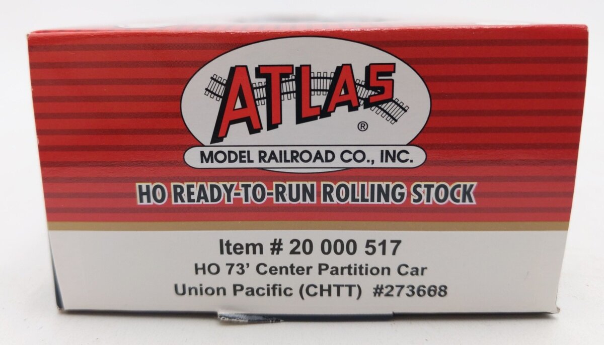 Atlas 20000517 HO Union Pacific CHTT 73' Center Partition Car #273668