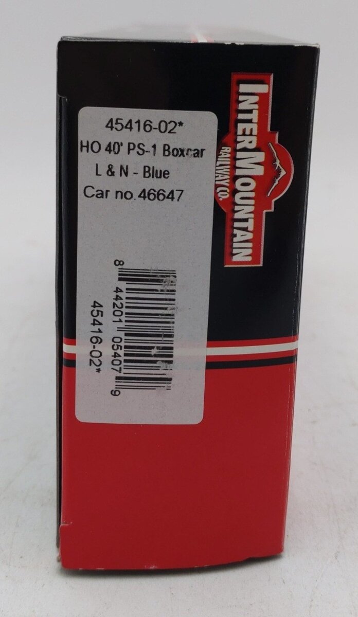 InterMountain 45416-02 HO Louisville & Nashville 40' PS-1 Boxcar #46647 LN/Box