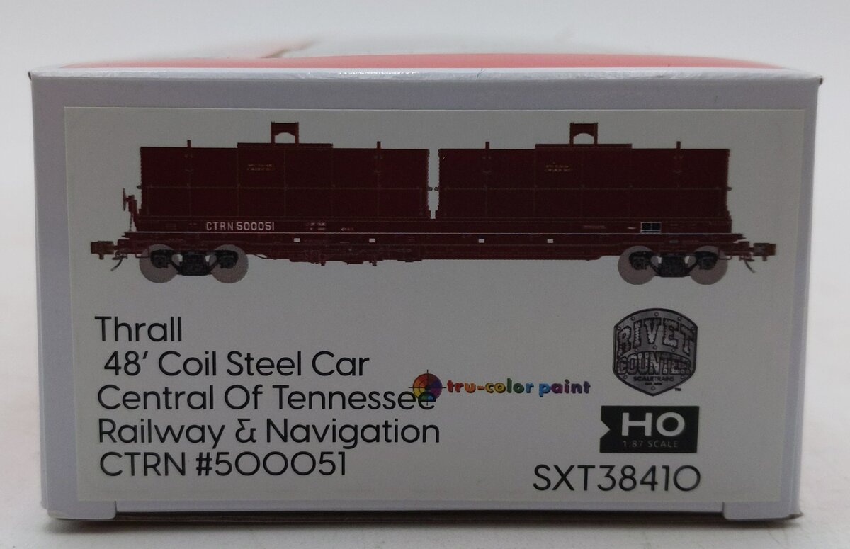 Scale Trains SXT38410 HO Scale CTRN 48' Coil Steel Car #500051 NIB
