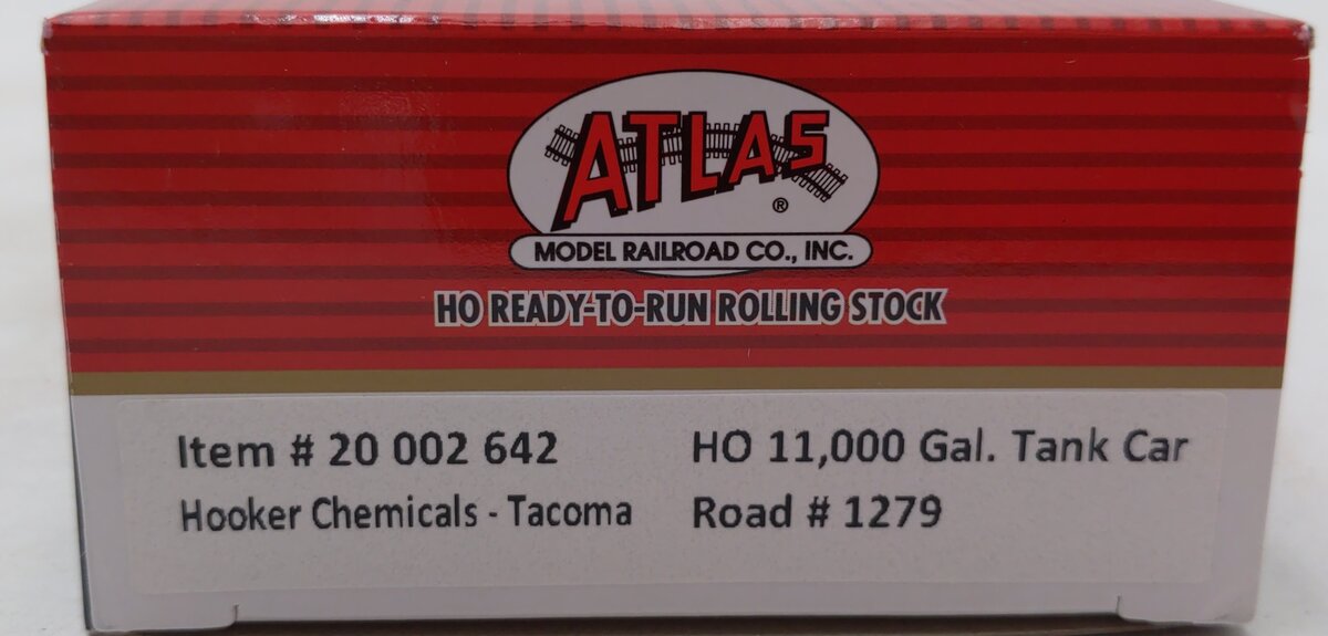 Atlas 20002642 HO Hooker Chemicals 11,000 Gallon Tank Car #1279