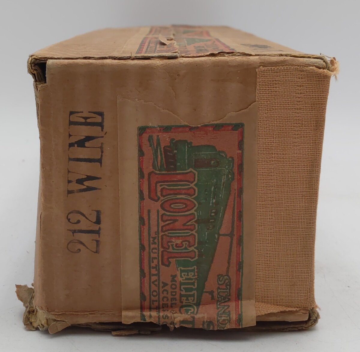 Lionel 212 Vintage Standard Gauge Lionel Lines Maroon Gondola VG/Box