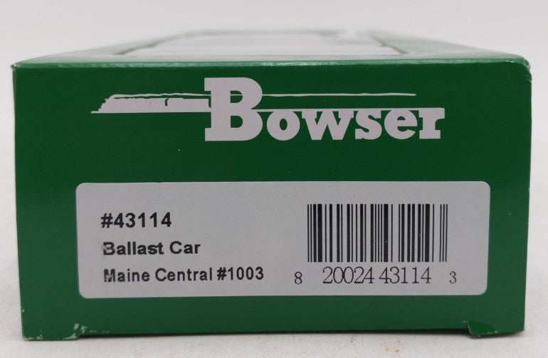 Bowser 43114 HO Maine Central RTR 70-Ton 2-Bay Ballast Hopper #1003