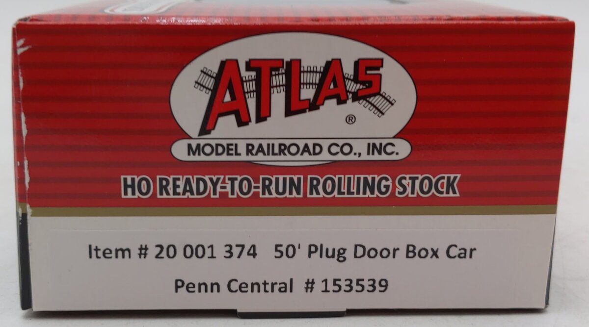 Atlas 20001374 HO Penn Central 50' Plug Door Boxcar #153539