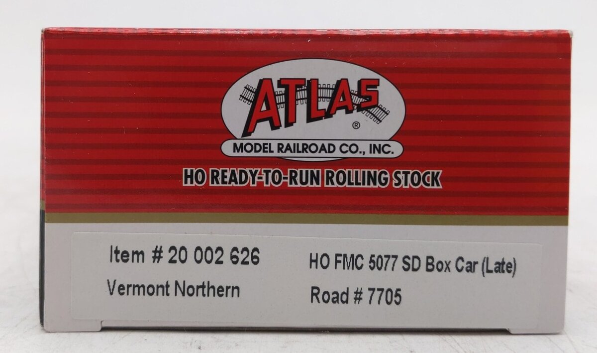Atlas 20002626 HO Scale Vermont Northern FMC SD Boxcar #7705