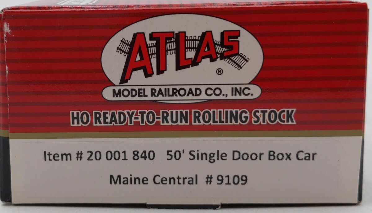 Atlas 20001840 HO Maine Central 50'' Single Door Boxcar #9109