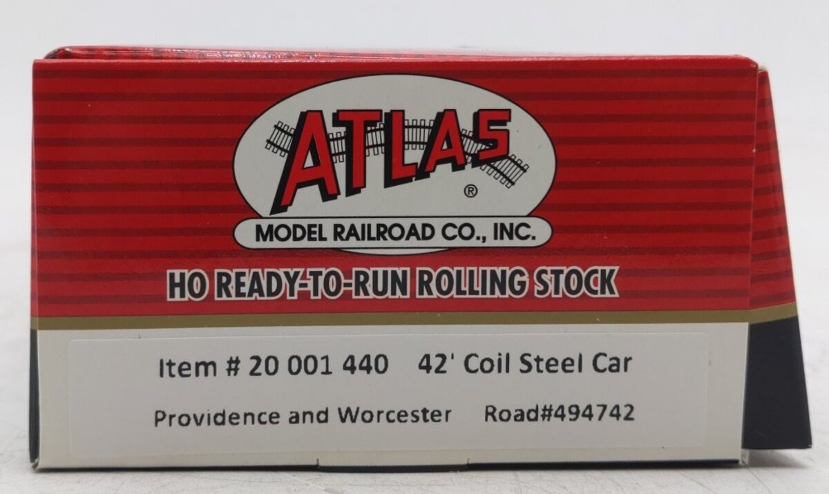 Atlas 20001440 HO Scale Providence & Worcester 40' Coil Steel Car #494742