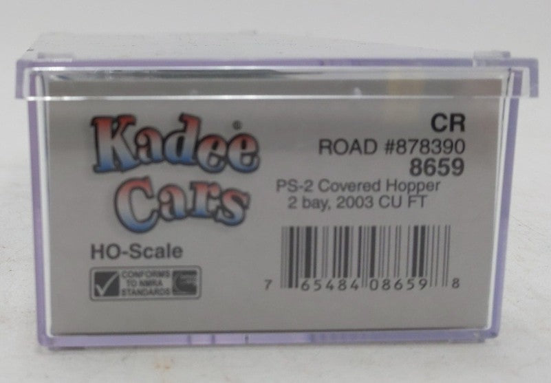 Kadee 8659 HO Scale Conrail PS-2 Covered Hopper Car #878390