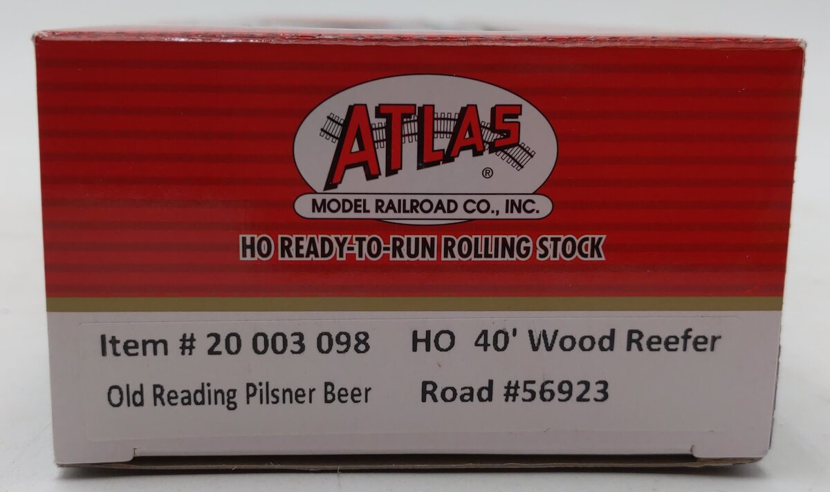 Atlas 20003098 HO Old Reading Pilsner Beer 40' Wood Reefer #56923