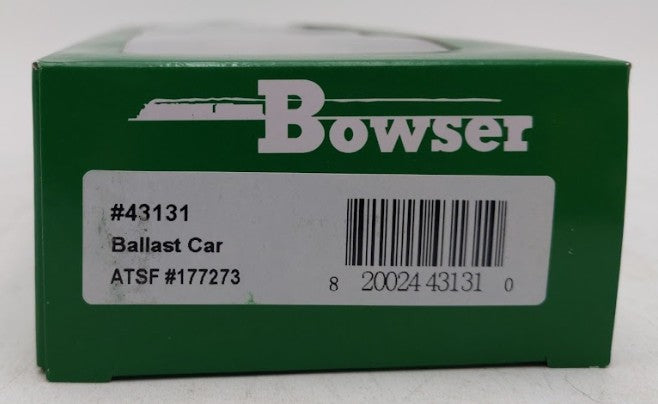 Bowser 43131 HO Atchison Topeka Santa Fe RTR 70-Ton 2-Bay Ballast Hopper #177273