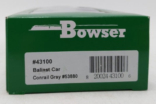 Bowser 43100 HO Conrail RTR 70-Ton 2-Bay Ballast Hopper #53880