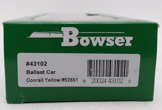Bowser 43102 HO CR 70 Ton 2 Ballast Car with Side Chutes Hopper Car RTR #52651