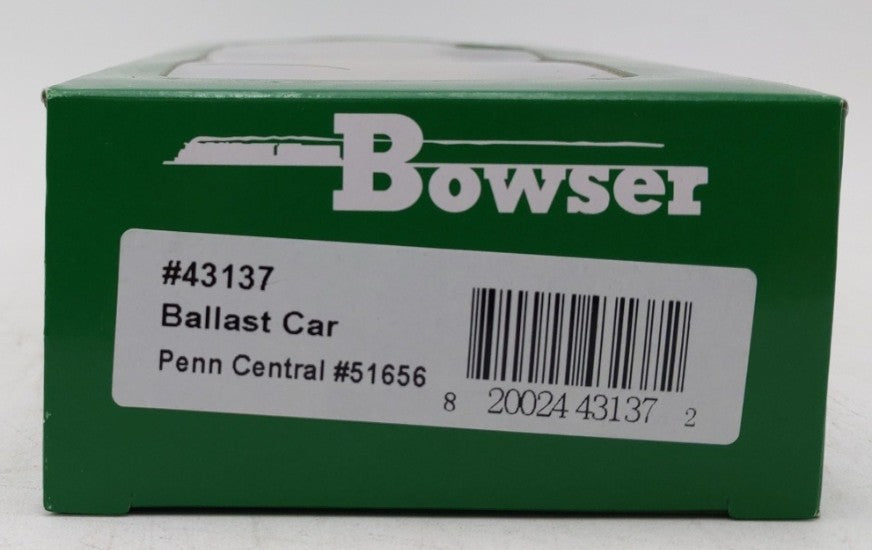 Bowser 43137 HO Penn Central RTR 70-Ton 2-Bay Ballast Hopper #51656
