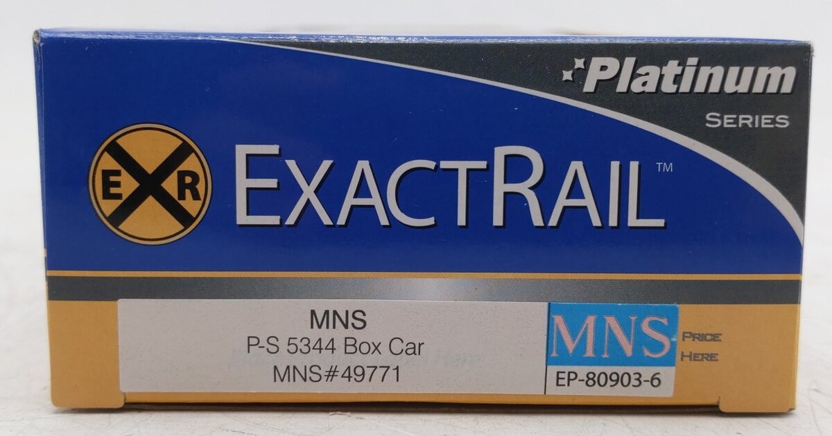 ExactRail EP-80903-6 HO Minneapolis, Northfield & Southern PS5344 Box Car #49771