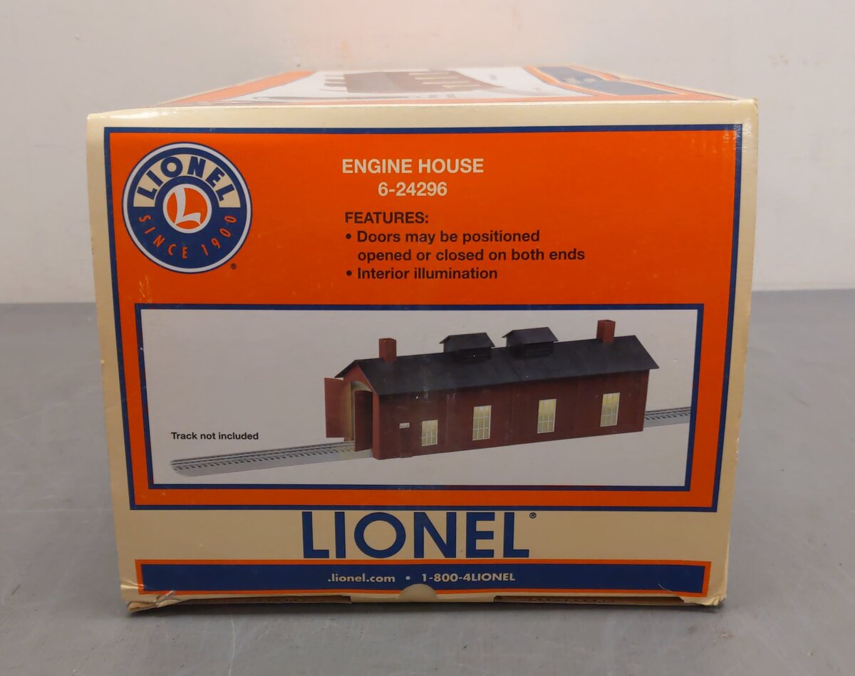 Lionel 6-24296 O Gauge Single 20" Engine House EX/Box