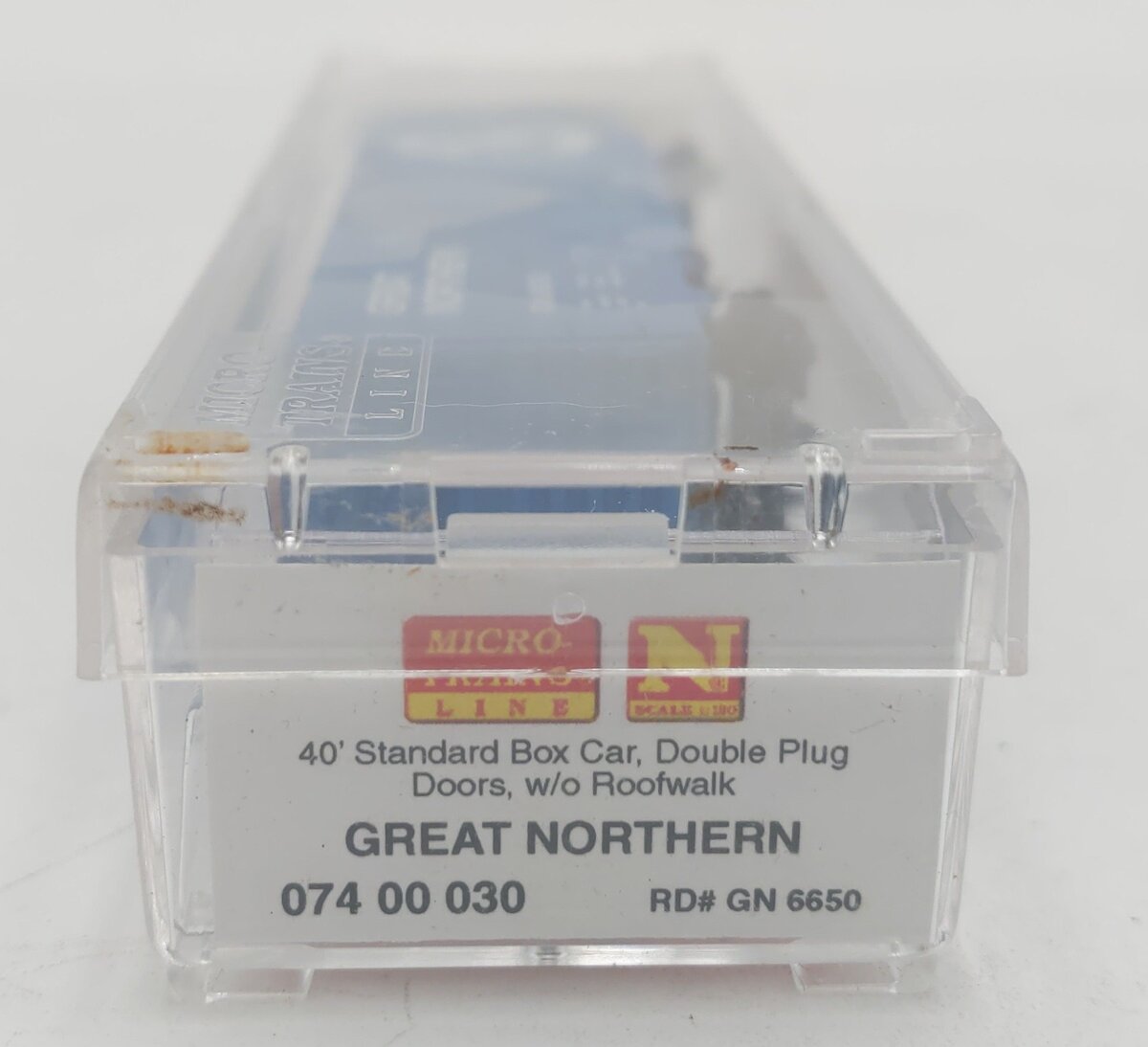 Micro-Trains 07400030 N Great Northern 40' Plug Door Boxcar w/Ladders #6650 NIB