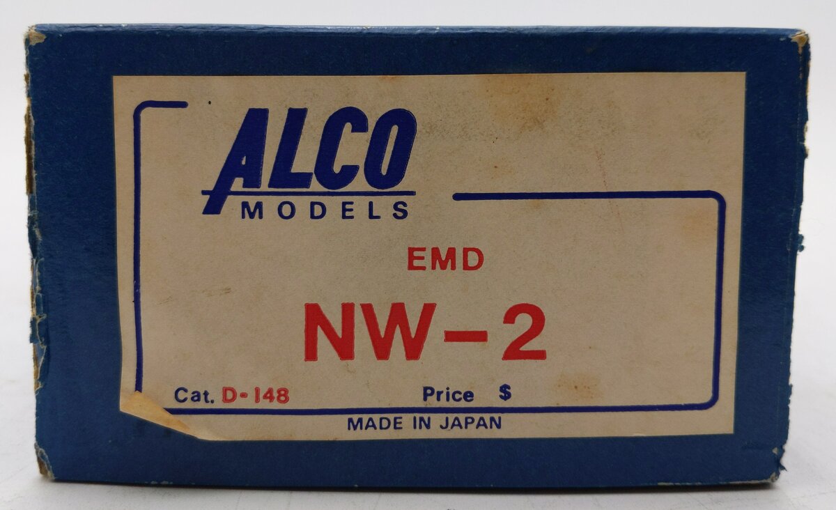 Alco Models D-148 HO Scale BRASS EMD NW-2 Diesel Locomotive - Painted/Box