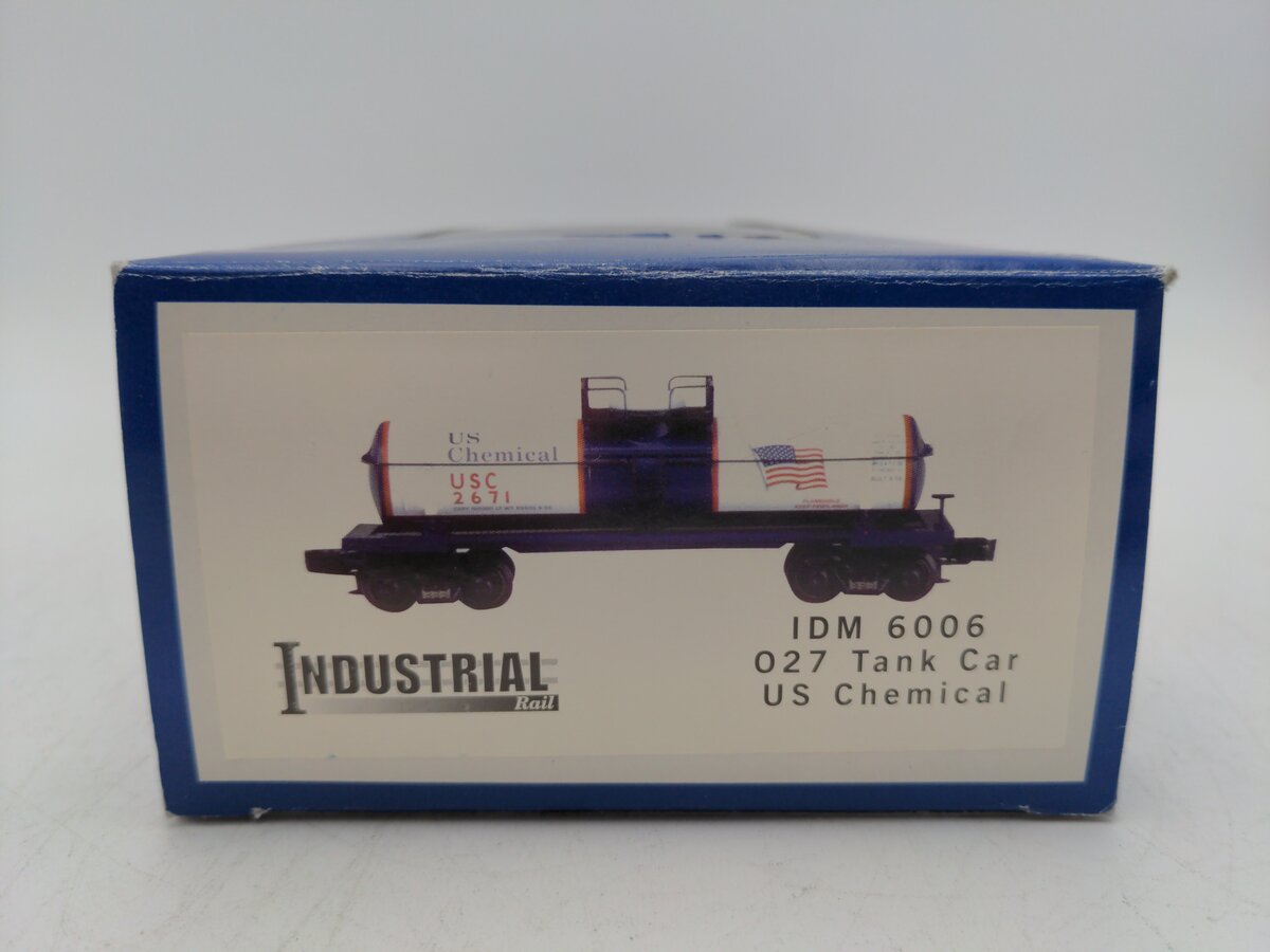 Industrial Rail IDM6006 O Gauge US Chemical Single Dome Tank Car #2671 LN/Box